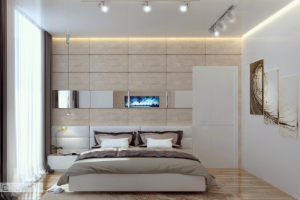 Спальня в стиле минимализм