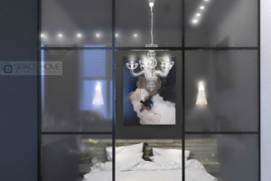 Спальня в черных оттенках