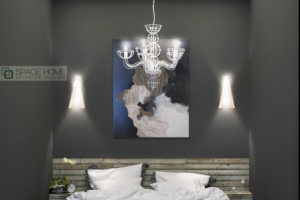 Спальня в черных оттенках