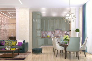 Гостиная в стиле неоклассики