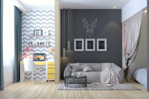 Дизайн совмещенной гостиной и спальни