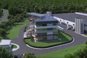 3д-ролик промышленного объекта.