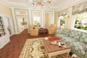 гостиная в английском стиле