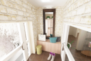 тамбур в эко студии "Галька и Галыш"