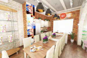 зал для проведения мастер классов в студии депиляции