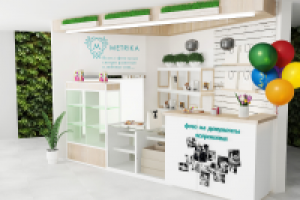 дизайн-проект и 3D визуализация торговой точки фотоуслуг