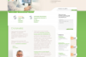 Верстка макета сайта для частной клиники