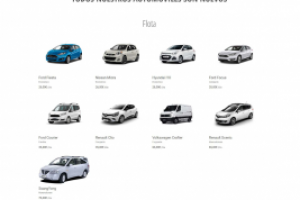 Сайт по аренде автомобилей.