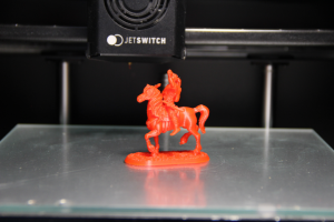 Модель всадницы для D&D