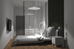 Дизайн-проект интерьера в стиле "Минимализм" вид 3