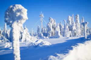 Снежный северный Урал