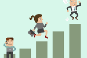 Бизнес человечки. Вектор