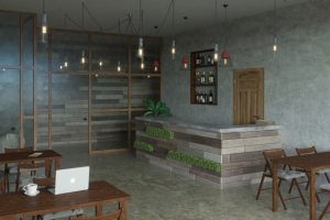 Кафе в стиле лофт