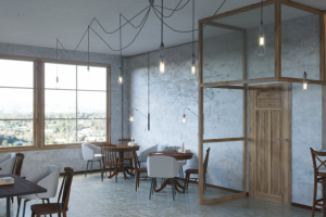 Кафе в стиле лофт