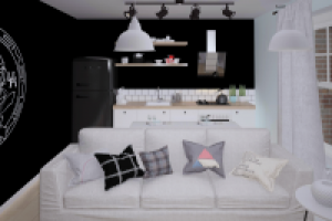 Кухня-студия