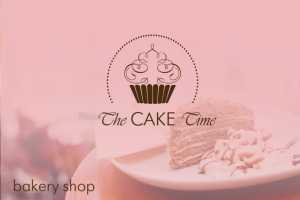 Разработка логотипа для кондитерской The Cake Time
