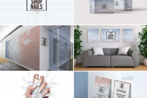 Разработка бренда магазина nail-товаров "Top Shop Nails"