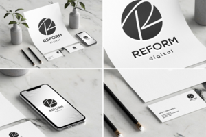 Фирменный стиль digital-компании "REFORM"