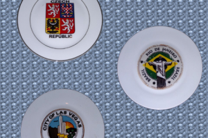 Тарелки с нанесением