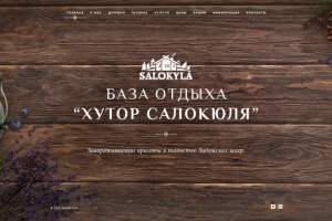 Сайт базы отдыха Салокюля