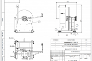 разматыватель с механическим натяжителем