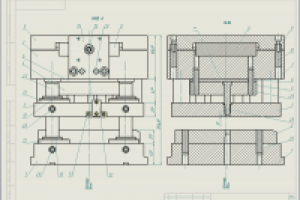 чертеж пресс формы