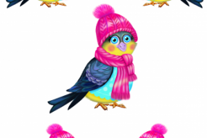 Новогодний птенец