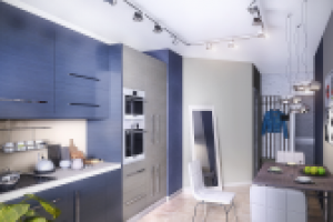 Квартира-студия в Спб(2014) - Кухня и прихожая