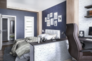 Квартира-студия в Спб(2014) - Рабочая зона