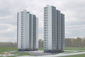 многоэтажное жилое здание