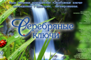 Обложка артезианской питьевой воды "Серебрянные ключи", г.Тюмень
