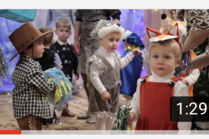 Видеомонтаж новогоднего утренника в детском саду