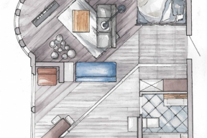 Скетч плана квартиры