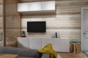 Студия 30 м2 - зона гостиной