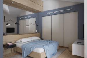 Спальня в загородном доме