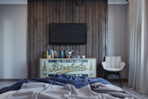 Брутальная спальня