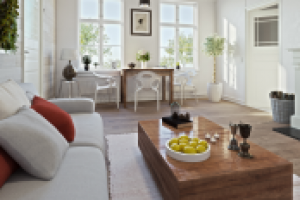 Гостиная в коттедже