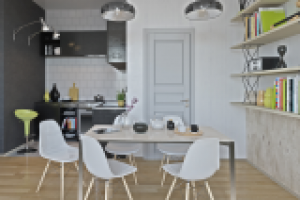 Гостиная в скандинавском стиле