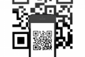 iPhone 5s c QR-кодом