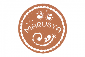 Логотип пекарни "Marusya"