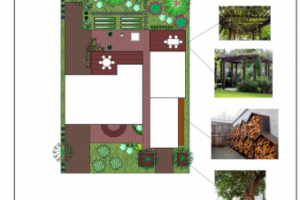 Эскиз благоустройства частного участка
