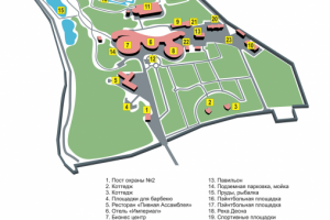 Схема парка