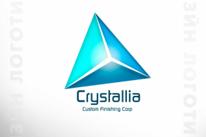 Логотип для Crystallia - канадского сервиса по отделке элитных д