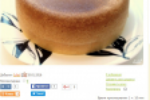 Рецепты. Бисквит