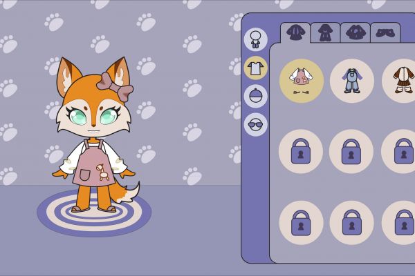 Игровой персонаж и интерфейс