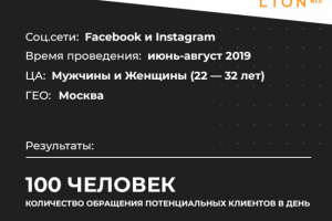 Кейс: продажи стоматологических услуг в Facebook и Instagram