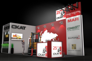 3D визуализация выставочного стенда СКАТ