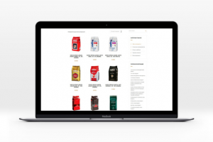 Сайт по продаже кофе и кофемашин