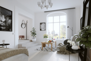 Скандинавский минимализм интерьера