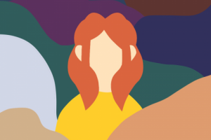 Девушка в стиле минимализм